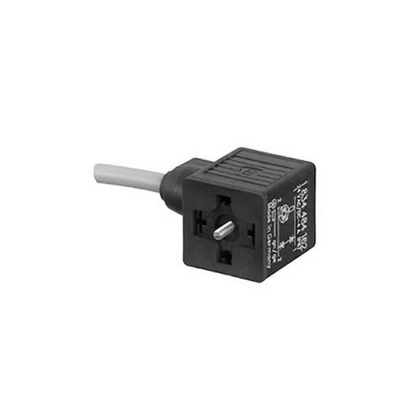 Aventics Solenoid Coil Connector,24V AC/DC,3 Pin 1834484162