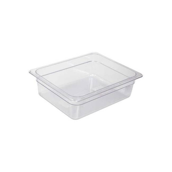 Crestware Food Pan, Polycarbonate, Half, 12-3/4 In FP22