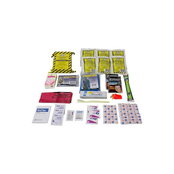 Ready America Survival Kit, Poly 36 Components, 1 People Served 70505