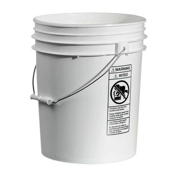 Qorpak StrgPail,11.875inOD,Wht,14.625inH,PK10 240131