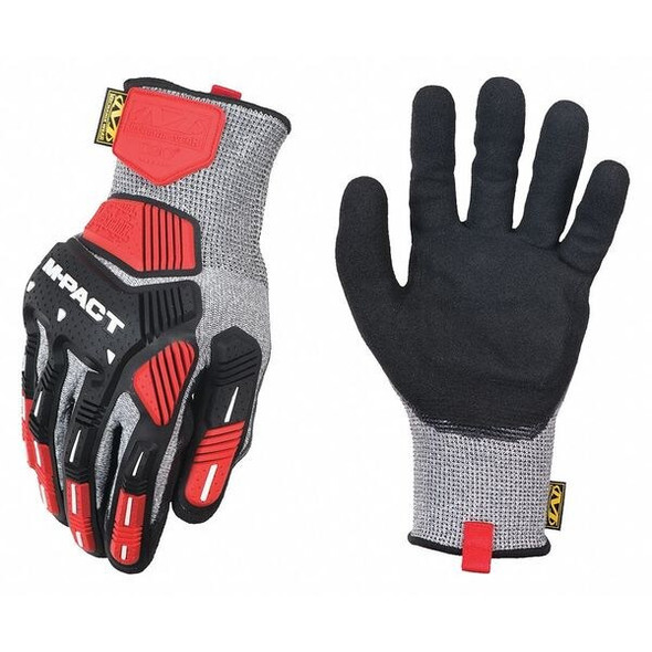 Cut Resistant Impact Coated Gloves, Cut Level A5 ,Nitrile ,Sandy ,M 1 PR