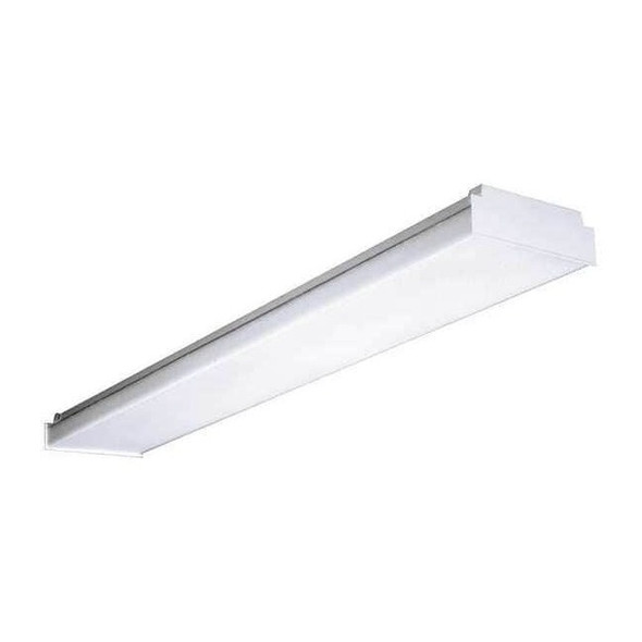 Columbia Lighting LED Wraparound Fixture,4 ft L,5627 lm LAW4-35HL-EDU