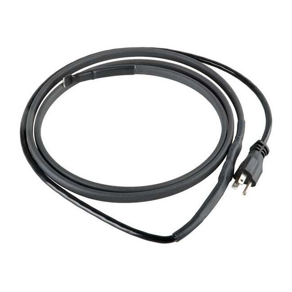 Electric Heating Cable, 120VAC, 6 ft Length, Waterproof, SJTW
