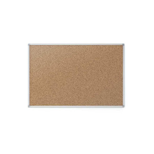 Mead Cork Bulletin Board 36"H x48"W, Silver Z85362-24 Pack of 25