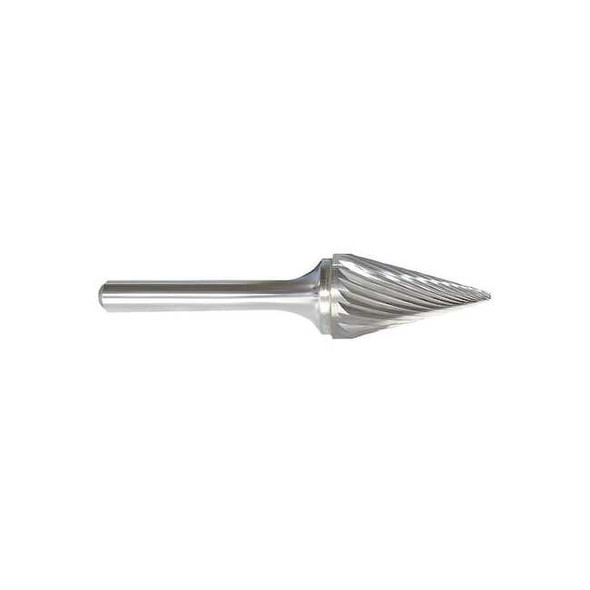 Manufacturer Varies Carbide Bur,Pointed Cone,1/4,1/4 Shank 310-001198C Pack of 2