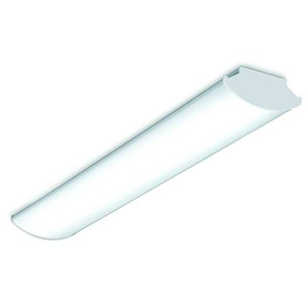 Columbia Lighting LED Wraparound Fixture,4 ft L,4305 lm RLW4-40LW-FAW-EDU