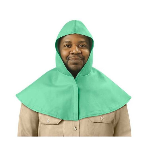 Steiner FR Cotton Welding Hood, Cotton, 9 oz, Green 11303