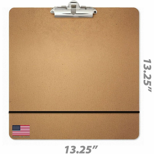 Officemate Sketch Boards - Storage for Paper - Wood, Fiberboard - Brown - 1 Each