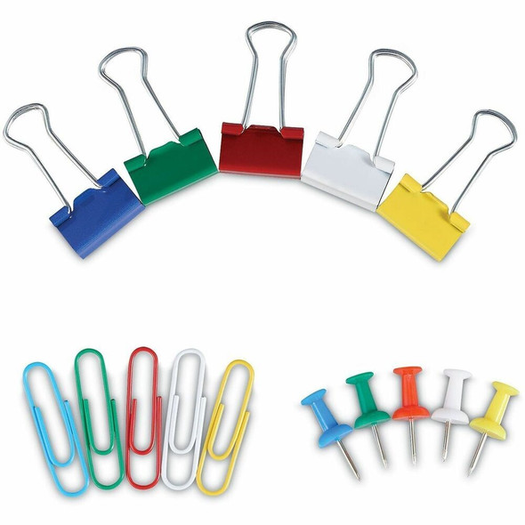 Universal  Binder Clip/Paper Clip/Push Pin Set
