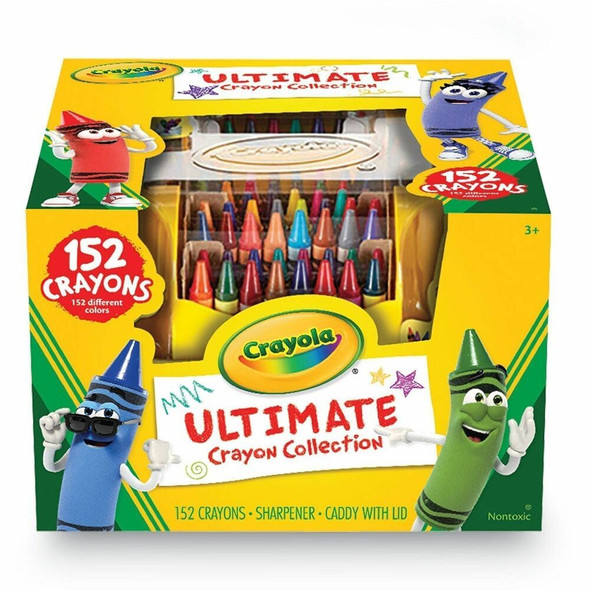 Crayola Ultimate 152 Crayon Collection - Assorted - 1 / Box