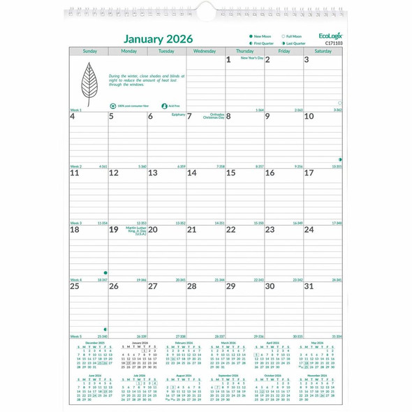 Brownline EcoLogix Calendar C171103