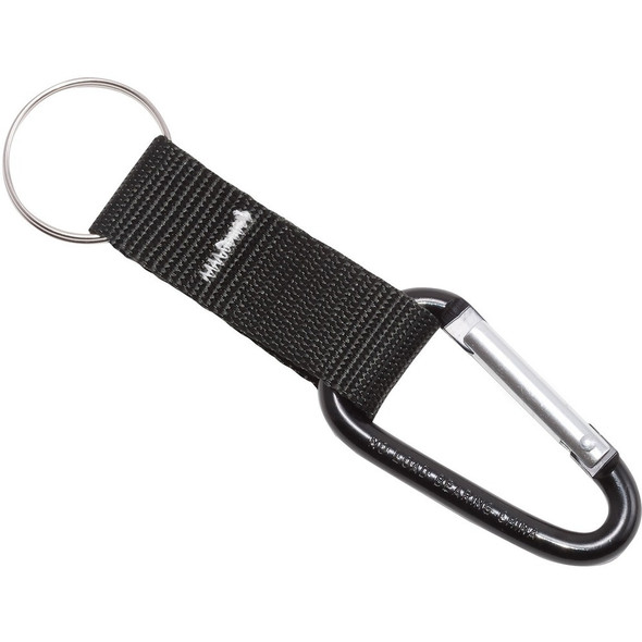 Advantus Carabiner Key Chain - Black - 10 / Pack