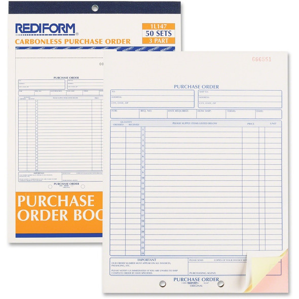 Rediform  Purchase Order Form 1L147