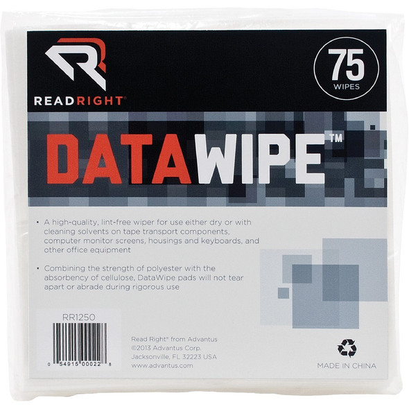 Read Right DataWipe Cleaning Wipe RR1250