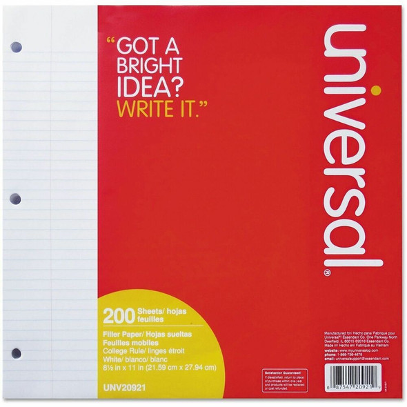 Universal  Filler Paper 20921
