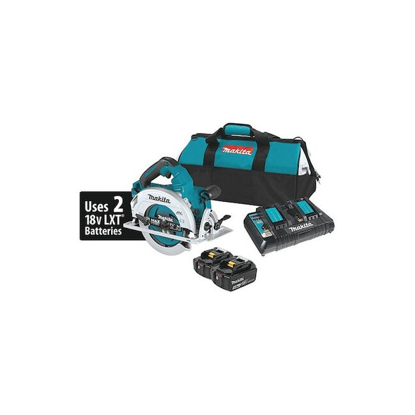 Makita 36V (18V X2) LXT Brushless 7-1/4 in Circular Saw Kit (5.0Ah) XSH06PT