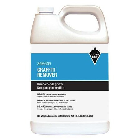Tough Guy Graffiti Remover,1 gal.,Bottle,Odorless 36MG09