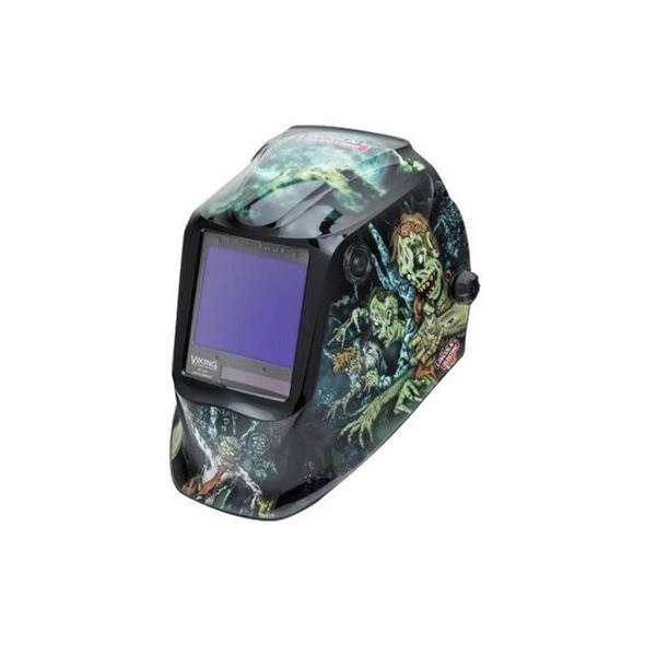 Lincoln Electric Welding Helmet,Zombie Graphic,Black/Blue K4158-4