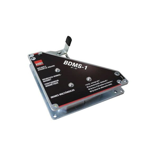 Bessey Magnetic Welding Square,8Lx1-43/64Wx7InH BDMS-1