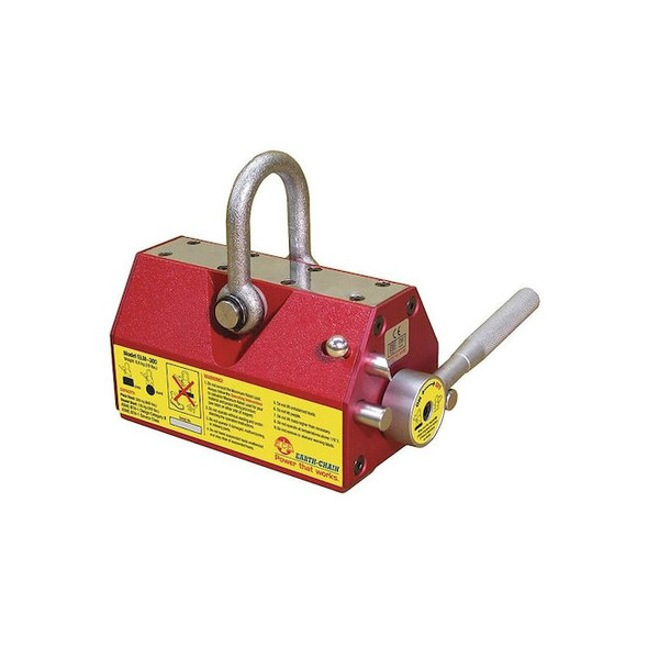 Techniks Lifting Magnet,660 lb Flat Cap.,6 1/8" L ELM-300