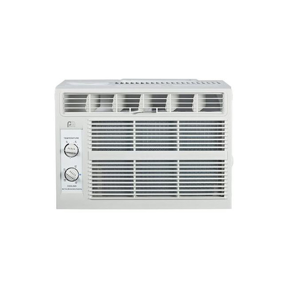 Perfect Aire Window AC 5000 BTU13.251612 inLxWxH, 115V AC, 16 in W. 5PMC5000TH