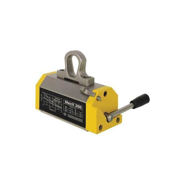 Tecnomagnete Lifting Magnet,550 lb Flat Cap.,7 1/2" L MAXX250