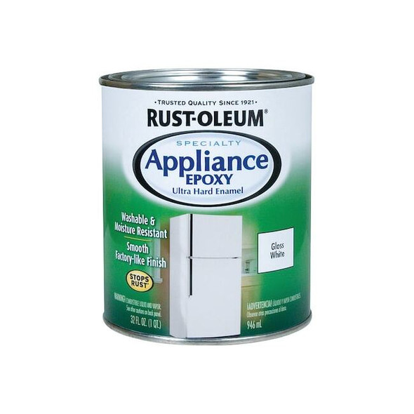 Rust-Oleum Paint,Specialty Appliance Epoxy,White 241168