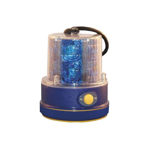 Railhead Gear Revolving Safety/Warning Light,Blue RM18-LED B