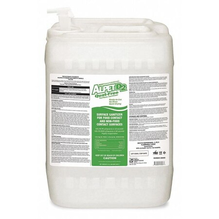 Cleaner, Disinfectant and Sanitizer, 5 gal. Pail, Alcohol