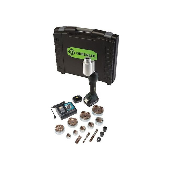 Greenlee Punch Driver Kit, 18.0V, Li-Ion, Cordless LS100X11SS4