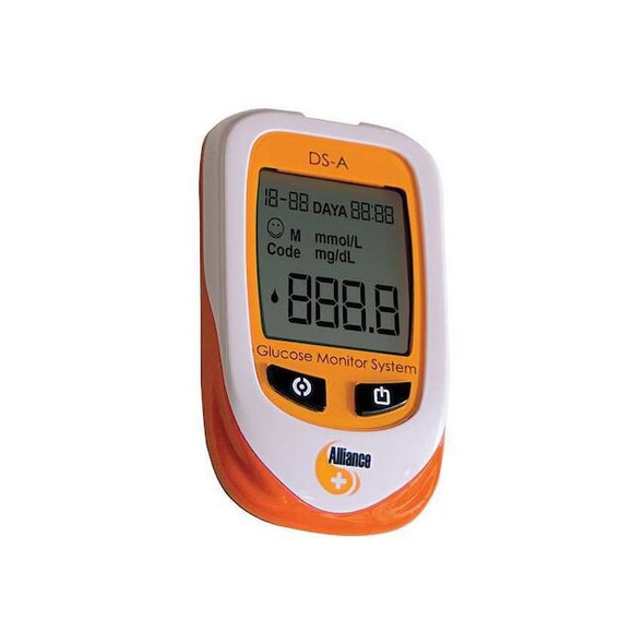 Medsource Glucose Monitor,Blood Sample,1.08" W MS-76010