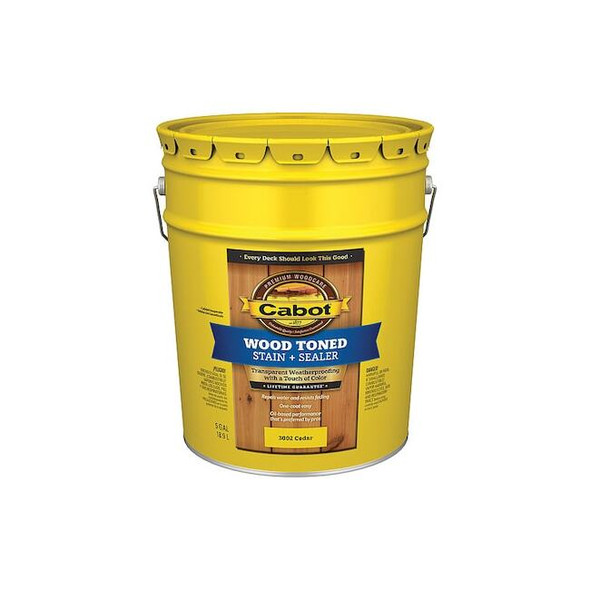 Cabot Wood Toned Stain + Sealer, Cedar 140.0003002.008