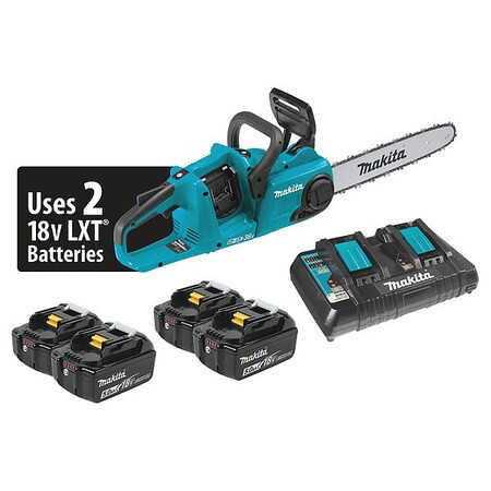 14 in L Cordless Battery-Powered Chainsaw Kit, 18 V, 5.0 Ah, Battery Included
