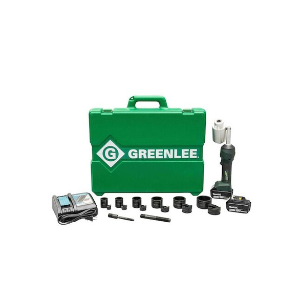 Greenlee Punch Driver Kit, 18.0V, Li-Ion, Cordless LS100X11SB