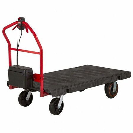 Rubbermaid Commercial Motorized Platform Truck,Black,1000 lb. 2173661