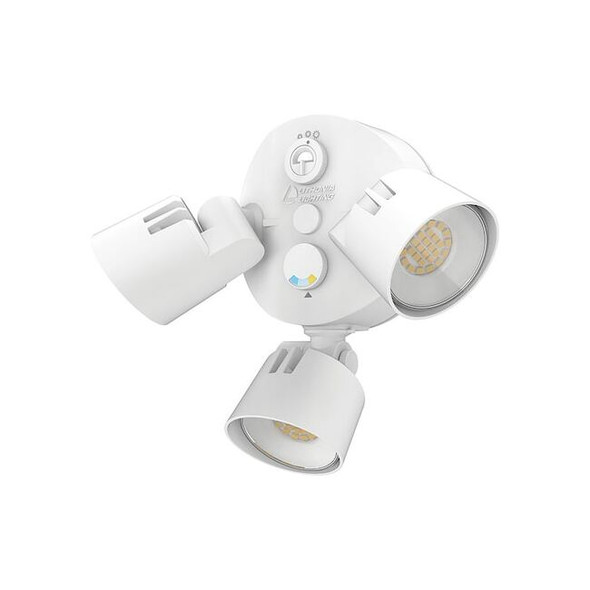 Lithonia Lighting Security Floodlight HGX LED 3RH ALO SWW2 120 PE WH M2