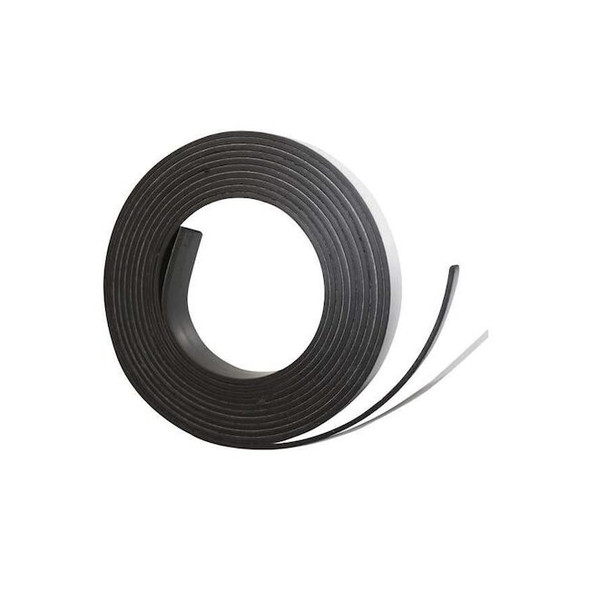 Magna Visual Adhesive Magnetic Strip,7ft L x 1/2in W P-220-7