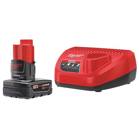 Milwaukee Tool M12 REDLITHIUM XC4.0 Starter Kit 48-59-2440