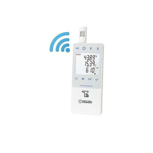 Traceable Data Logging Barometer,32deg to 131deg.F 6529
