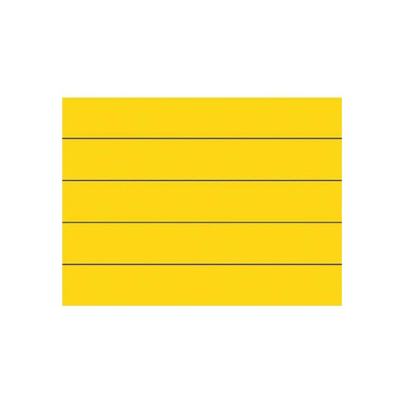 Magna Visual Magnetic Strips,Pre-Cut,6in,Yellow,PK25 PMR-762