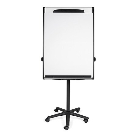 Dry Erase Board, Steel, 42 in, 29 1/2 in, Aluminum Frame, White, Matte