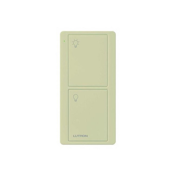 Lutron Wireless Remote Control,2 Buttons,Ivory PJ2-2B-GIV-L01