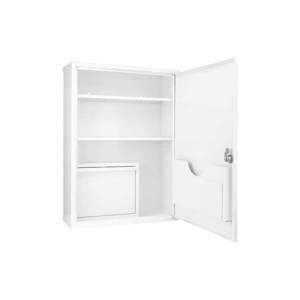 Barska Supply Cabinet,White,22-13/16" Overall H CB12824
