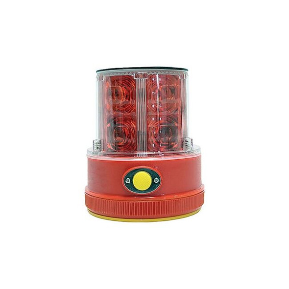 Railhead Gear Rechargeable Safety Light,Red,LED,Solar M18-SOLAR R