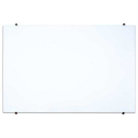 Luxor Magnetic,Wall Mounted Glass Board,67"x47"x55", Glass, 40", 60" WGB6040M