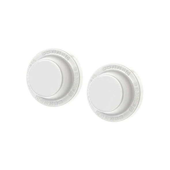 Mag-Mate Magnetic Door Holder, Rare Earth Elementshite,PK2 D1WH