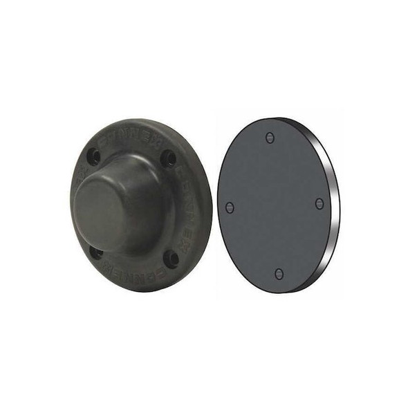 Mag-Mate Magnetic Door Holder, Rare Earth Elements, Black D3X1BLP