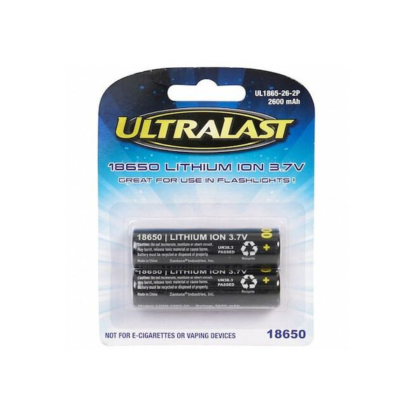 Ultralast Rechargeable Battery,PK2 UL1865-26-2P