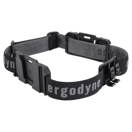 Ergodyne Black Headband Light Mount with Fabric Strap 8980