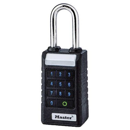 Master Lock Padlock,2-3/8"Vertical Shackle Clearance 6400LJENT